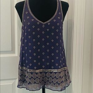 Camisole, grape color, sequin accent, excellent condition